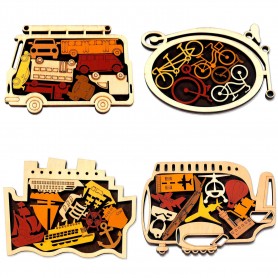 Pack 4 Modalità di trasporto - Eureka! 3D Puzzle