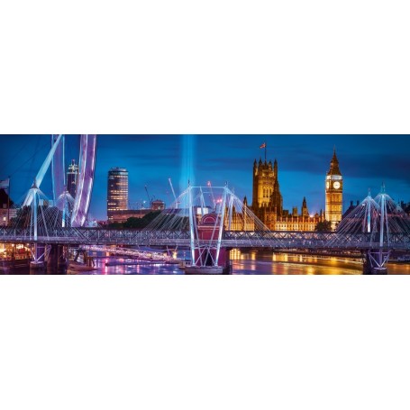Puzzle Clementoni panorama notturno di Londra da 1000 pezzi - Clementoni