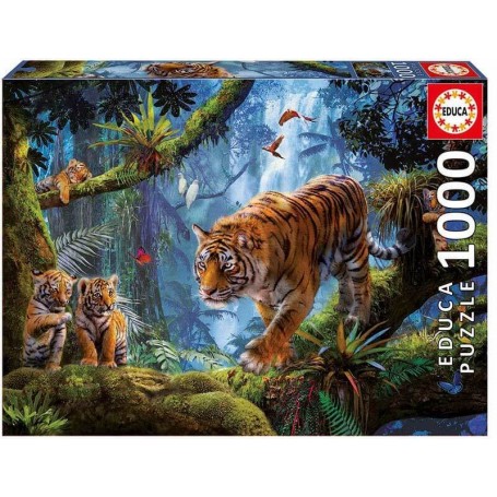 Puzzle Educa Tigri nell'albero dei 1000 pezzi 
