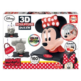 Puzzle scultura 3D Colore Minnie 160-Pezzo Puzzles Educa - 2