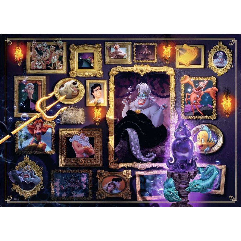 Puzzle Ravensburger Cattivi Disney: Ursula da 1000 pezzi 