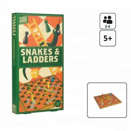 Gioco Da Tavolo Ludo &ndash; Scala E Serpenti Magnetico &ndash; Gioco In Scatola Per Famiglia E Bambini
