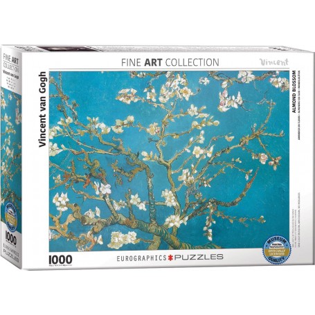 Puzzle Eurographics di 1000 pezzi di fiori di mandorla van Gogh Eurographics - 1