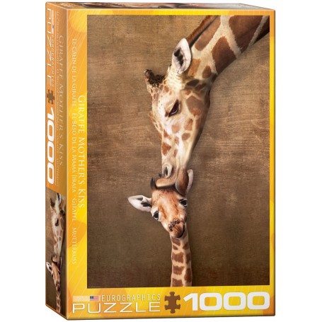 Puzzle Eurographics Il bacio della giraffa Mamma 1000 pezzi - Eurographics