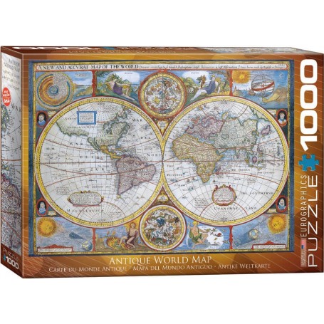 Puzzle Eurographics mappa del mondo antico di 1000 pezzi - Eurographics