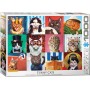 Puzzle Eurographics 1000 pezzi di Fun Cats di Lucia Heffernan - Eurographics