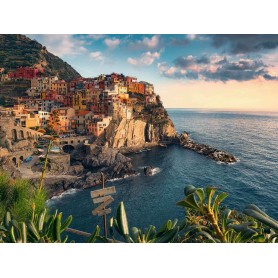 Puzzle Ravensburger vista cinque terre da 1500 pezzi Ravensburger - 1