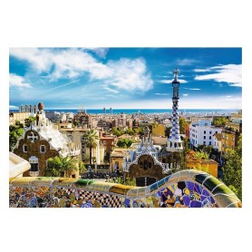 Puzzle Trefl vista di Barcellona dal Parco Guel 1500 pezzi Puzzles Trefl - 1