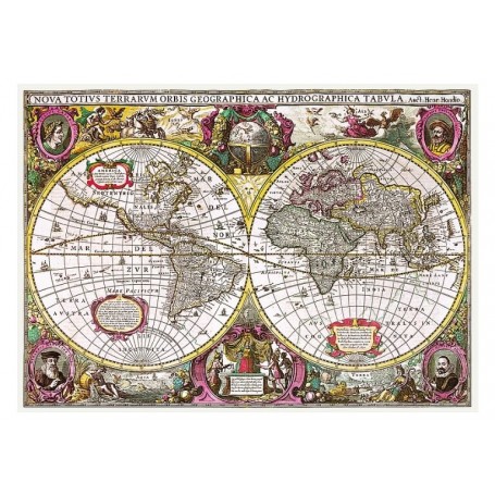 mappa del vecchio mondo Puzzle Trefl 2000 pezzi Puzzles Trefl - 1