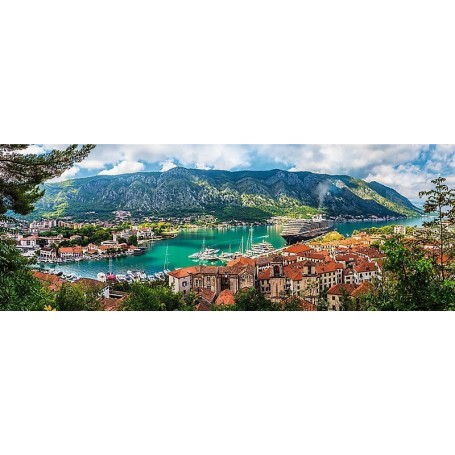 Puzzle Trefl Panorama Kotor, Montenegro 500 pezzi