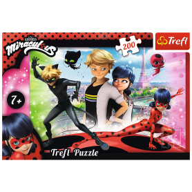 Puzzle Trefl Marinette e Adrien 200 pezzi Puzzles Trefl - 1