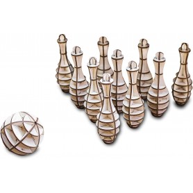 Eco Wood Art Bowling Mini Eco Wood Art - 1