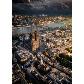 Puzzle Ravensburger cattedrale di Colonia di 1000 pezzi Ravensburger - 1