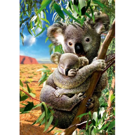 Puzzle Educa Koala con il suo cucciolo da 500 pezzi Puzzles Educa - 1