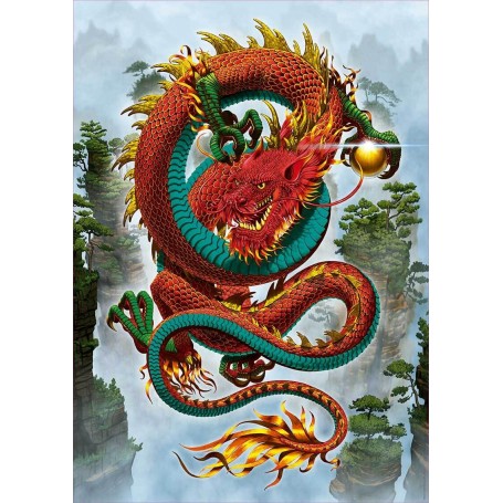 Puzzle Educa Drago della Fortuna 500 pezzi Puzzles Educa - 1