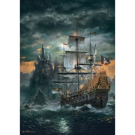 Puzzle Clementoni nave pirata da 1500 pezzi Clementoni - 1