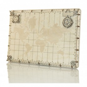 Mappa mondiale del legno punteggiato - Wooden City Wooden City - 1