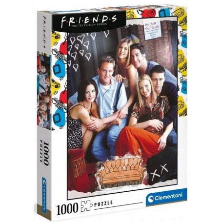 Puzzle Clementoni Amici 1000 pezzi Clementoni - 1