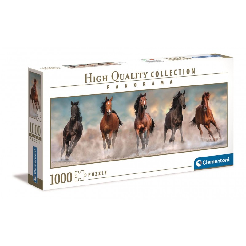 Puzzle Clementoni Panorama Horses 1000 Pezzi 