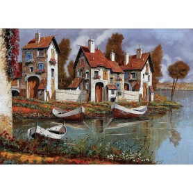 Art Puzzle House in Cerchio, Italia 1000 Pezzi Art Puzzle - 1
