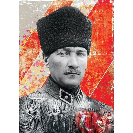 Art Puzzle Mustafa Kemal Ataturk 1000 pezzi Art Puzzle - 1