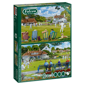 Puzzle Falcon giorno 2 x 1000 pezzi Falcon - 1