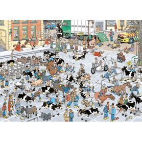 Puzzle Jumbo 1000 pezzi Fiera del bestiame Jumbo - 1