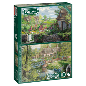 Puzzle Falcon romantiche di 2 x 500 Pz Falcon - 1