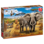 Puzzle Jumbo 500 pezzi di animali della savana africana Jumbo - 2