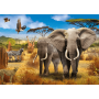 Puzzle Jumbo 500 pezzi di animali della savana africana Jumbo - 1