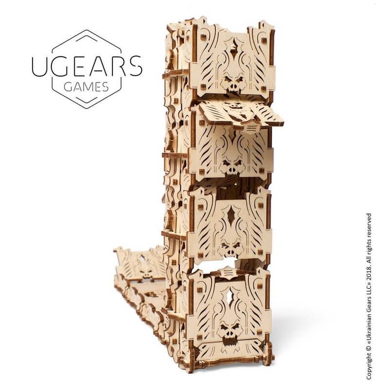 UGears Games. Torre Lancia Dadi Modulare - UGears - Giochi di ruolo e  strategia - Giocattoli