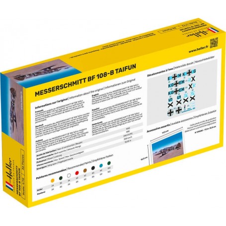 Messerschmitt Bf 108 Taifun - Starter Kit - Aeromodello - Heller Heller - 1