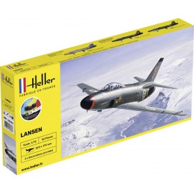 Saab 32 Lansen - Starter Kit - Aeromodello - Heller Heller - 1