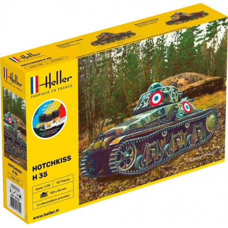 Hotchkiss - Starter Kit - modellismo carri armati - Heller Heller - 1