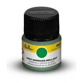 Vernice acrilica verde smeraldo brillante 002 Heller - 1