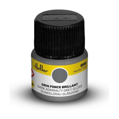 Luminosità vernice acrilica grigio scuro 005 Heller - 1