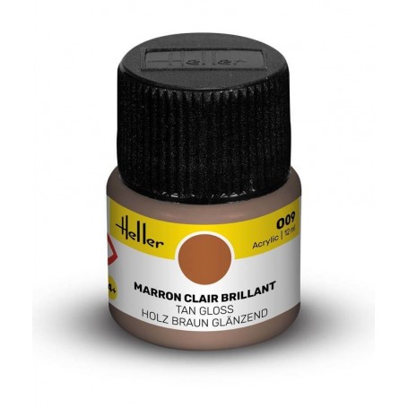 Luminosità vernice acrilica marrone chiaro 009 Heller - 1