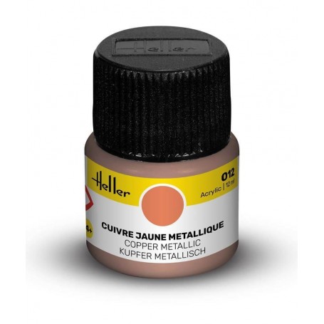 Vernice acrilica in rame giallo 012 Heller - 1