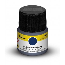 Pittura acrilica Blu Bright Night 015 Heller - 1