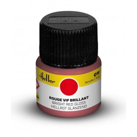 Vernice acrilica viva rosso brillante 019 Heller - 1
