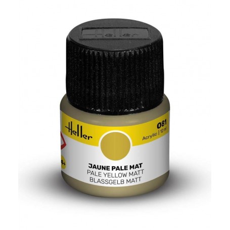 Vernice acrilica giallo pallido Opaco 081 Heller - 1