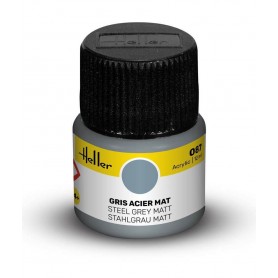 Acciaio opaco grigio vernice acrilica 087 Heller - 1