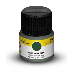 Pittura acrilica Military Green Mate 102 Heller - 1