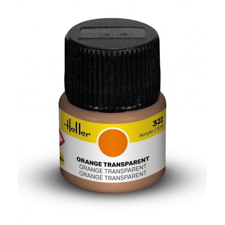 Vernice acrilica arancione chiaro 322 Heller - 1