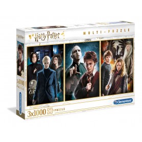 Puzzle Clementoni Harry Potter 3 x 1000 pezzi Clementoni - 1