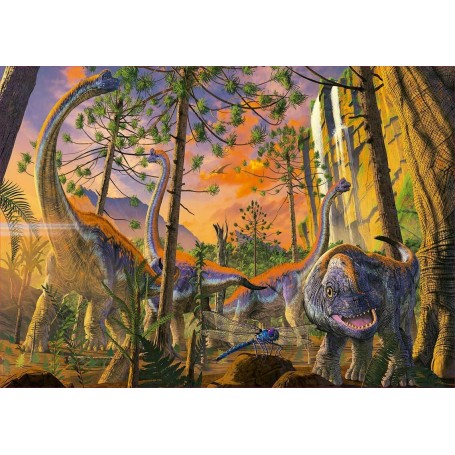 Puzzle Educa dinosauri curiosi da 500 pezzi Puzzles Educa - 2