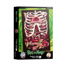 Puzzle 1000-Piece Rick and Morty Anatomy Sdgames SD Games - 1