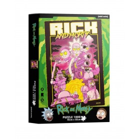 Puzzle Sdgames Poster Retro Rick e Morty 1000 Pezzi SD Games - 1