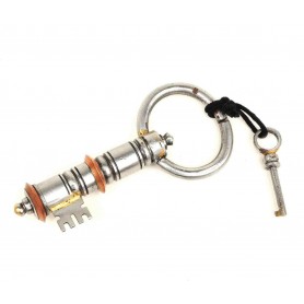 Serratura a chiave argentata - Lucchetti Segreti Constantin - 1