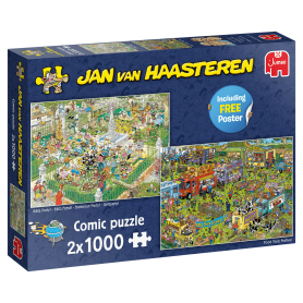Puzzle Jumbo 2 x 1000 pezzi Festival del cibo Jumbo - 1